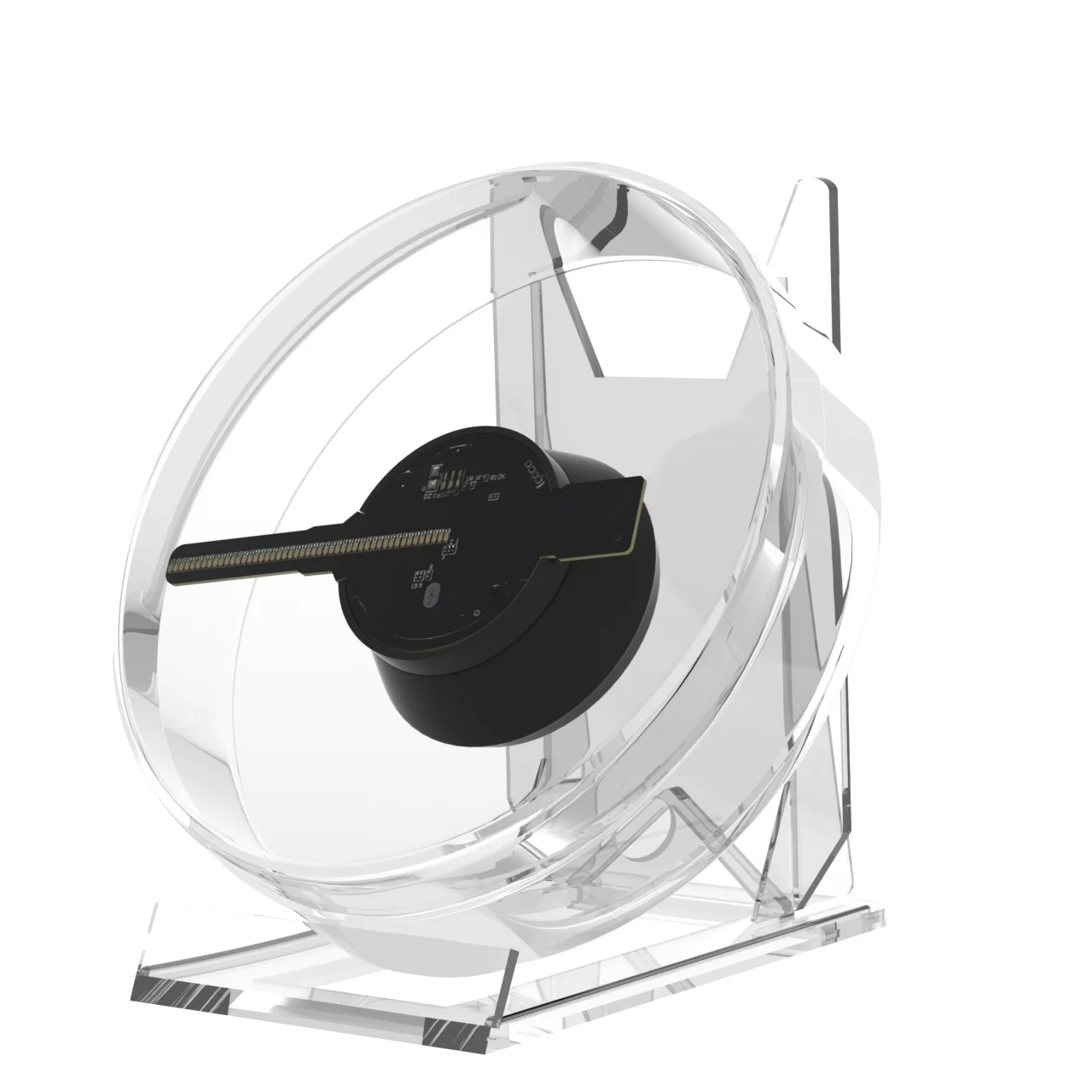 12 см. мини-3D настолен вентилатор с голограммой, рекламна машина, проектор, светлинен дисплей, Холографски тенис на led вентилатор, захранван с батерии