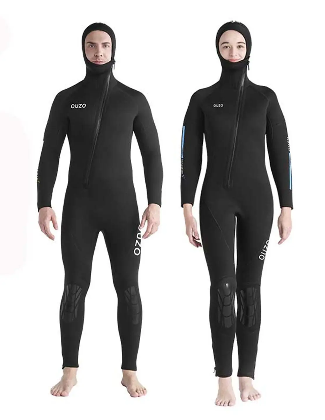 5 мм неопреновый неопрен с качулка За мъже и жени, водолазный костюм за подводен риболов, гмуркане, сърфиране, дълбоководно горещ бански костюм