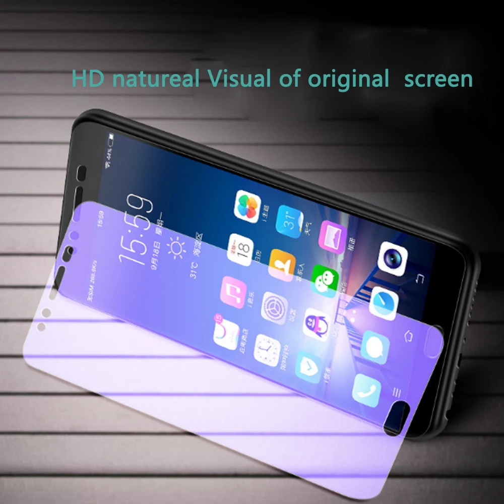 10 БР. в партията 9D полноклеевое закалено стъкло за Vivo Z1 Z3 за Vivo nex защита на екрана от синя светлина стъклена филм