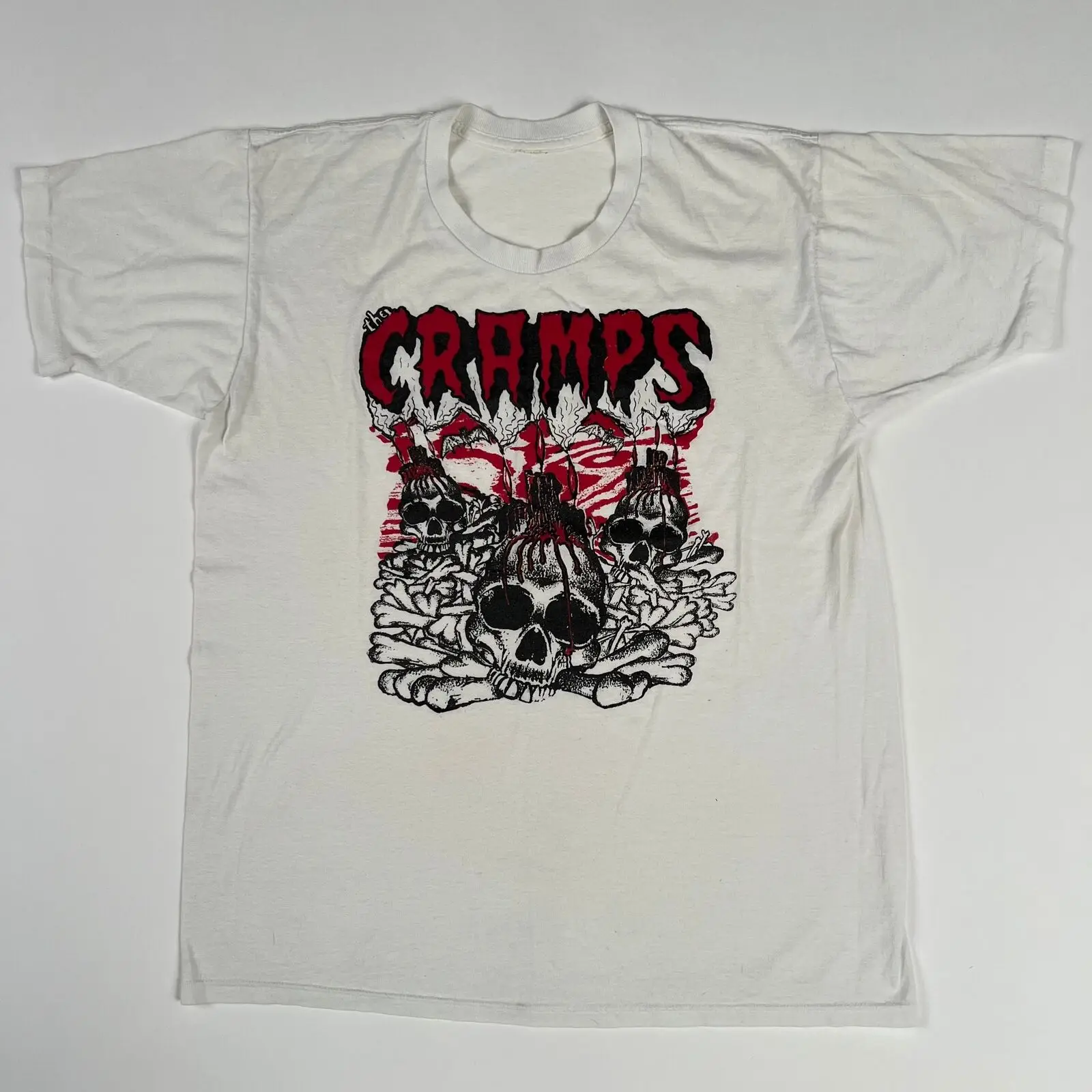 Реколта риза 1981 г. The Гърчовите с дълги ръкави със средна дължина, Rockin' Bones Tour