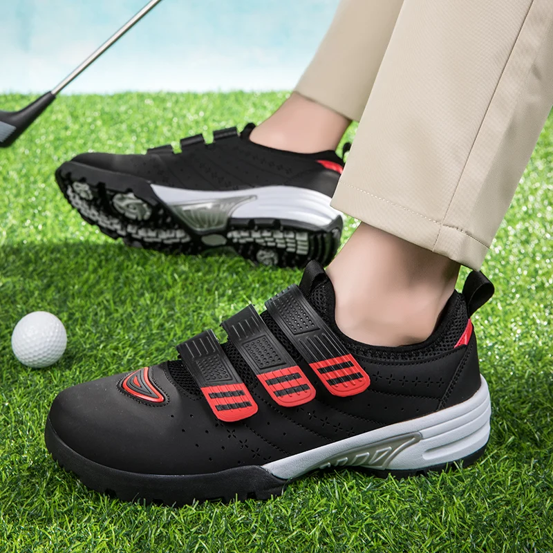 Мъжки и дамски обувки за голф, лека Мека спортни обувки за нощуване на открито, универсални маратонки за голф играчи