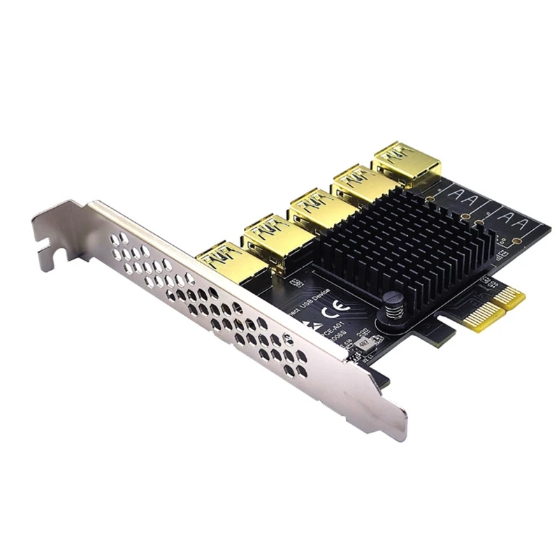 Допълнителна карта на PCI-E от 1X до 16X USB3.0 карта PCI EXPRESS for Адаптер за видеокартата Авто совалка