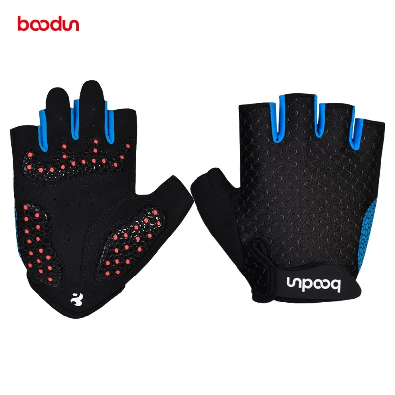 Спортни ръкавици унисекс с полупальцевой плъзгане шпионска мрежа, Дишащи Велосипедни ръкавици
