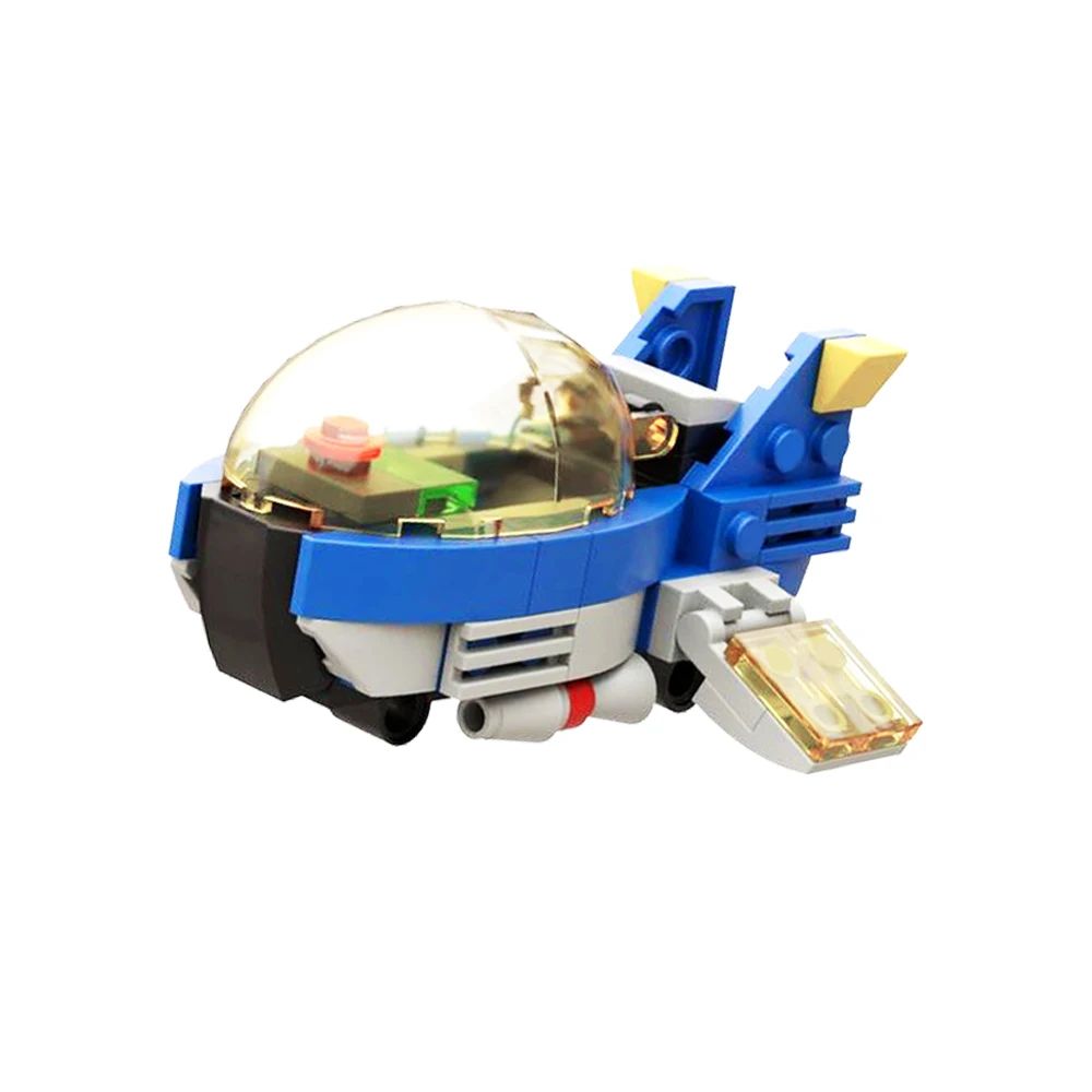 Gobricks MOC Space Субсветовой Боец Модели на Космически Кораби Строителни Блокове Комплекти за Дълбоководни Изследвания САМ Тухли За Детски Играчки Подарък
