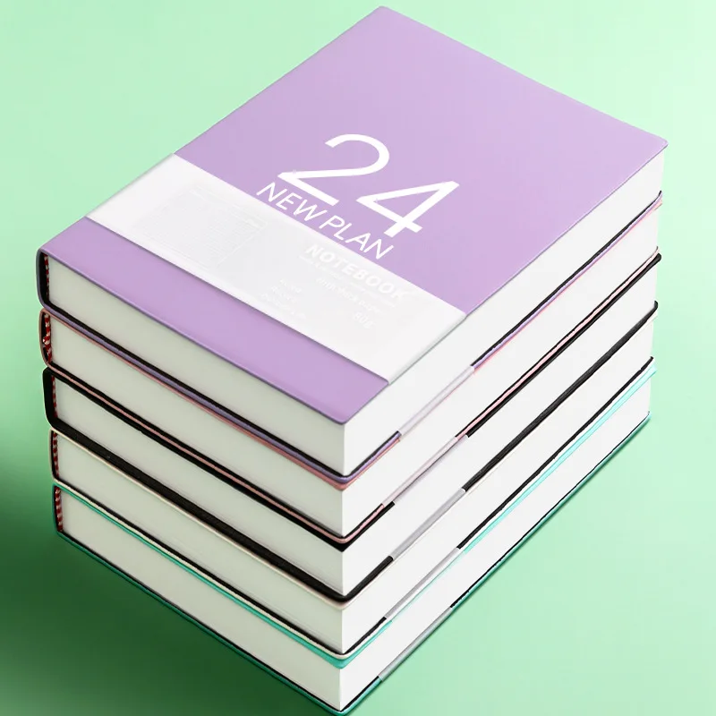 В Дневния Ред На Дневна Седмична Месечна Записная Книжка На Английски 2024 Управление На Времето Книга На 365-Дневен План Бележник Формат А5 Канцеларски Материали