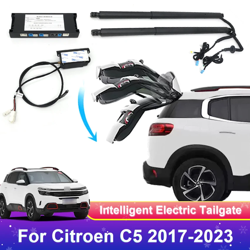 Електрическа задна врата на автомобила Модифицирана Автоматична задна врата на багажника с интелигентно задвижване, Автоматична повдигаща се врата багажник за Citroen C5 2017-2023
