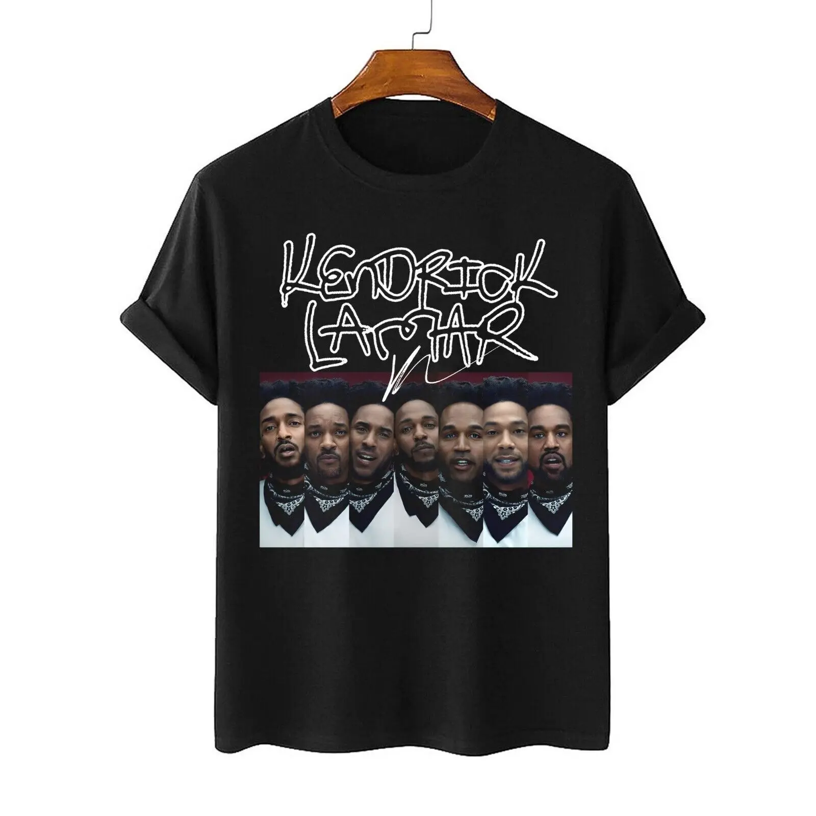 Нова популярна маркова тениска Kendrick Lamar подарък, забавна черна тениска от всички размери H26