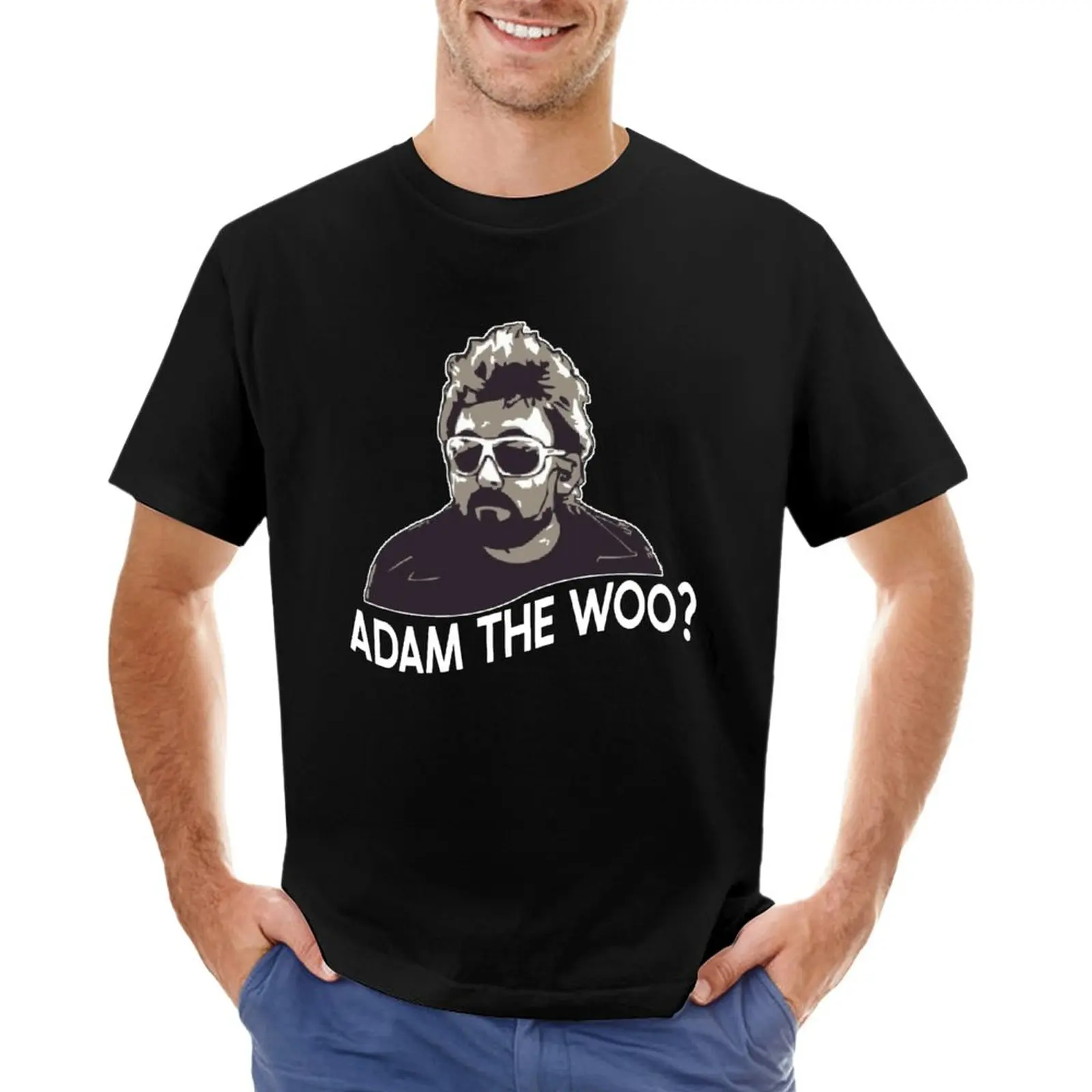 Мъжки памучен брандираната тениска adam the woo, тениска с чувство за хумор, корейската мода, празни тениски, естетична облекло, тениски за мъже