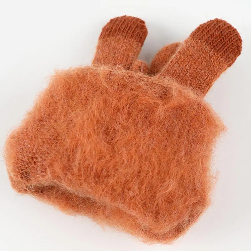 Зимна шапка Мъжка зимна вязаная капачка Комплект ръкавици за сензорен екран Меки дебели Износоустойчиви аксесоари за студено време в топло стил