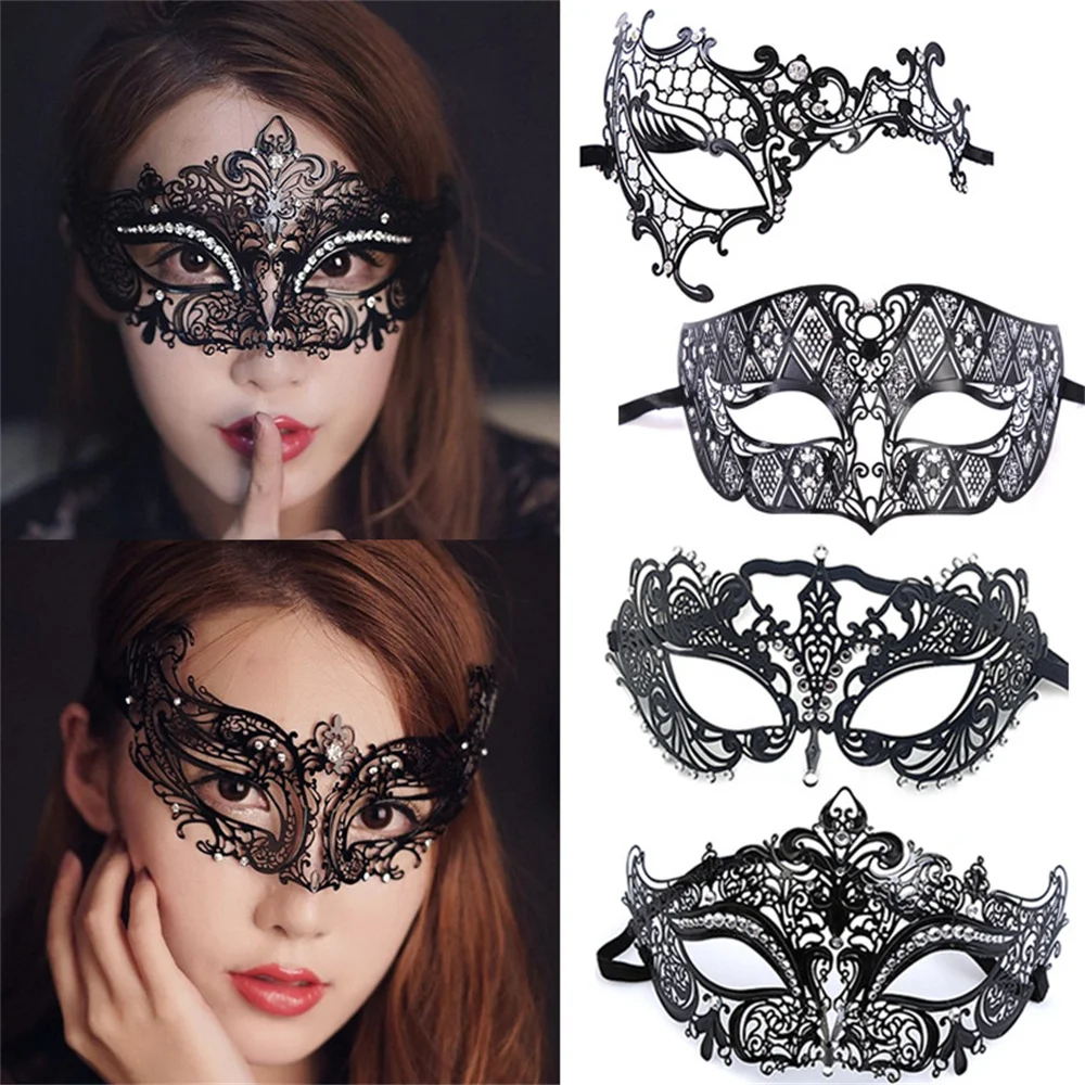 Женски маски за дейности, маски за бала, маски със здрав щит за очите, маскарадните маски с черни диаманти, маска на половината лице за възрастни, танцови маска