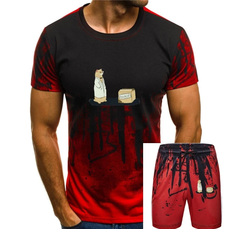 Тениска Schrodingers, Градинска Дрехи, Страхотна Тениска от 100 Памук, Графична Тениска С Къс Ръкав, Мъжки t-shirt Оверсайз