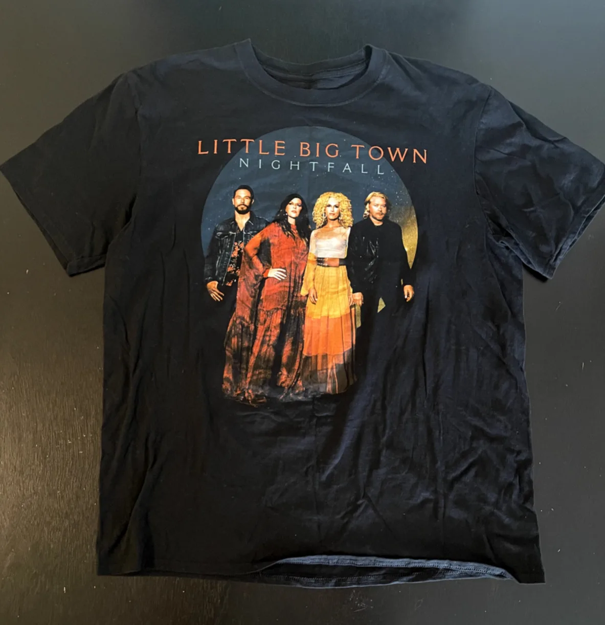 Тениска с концертна кръг на Little Big Town Nightfall, размер: XL, дълги ръкави